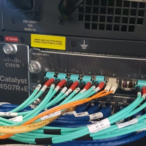 Optic Fiber PatchCord and Router